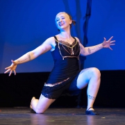 photo of Chloe Wailer performing at the circus spectacular