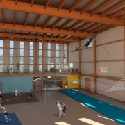 3d rendering of the new NECCA facility
